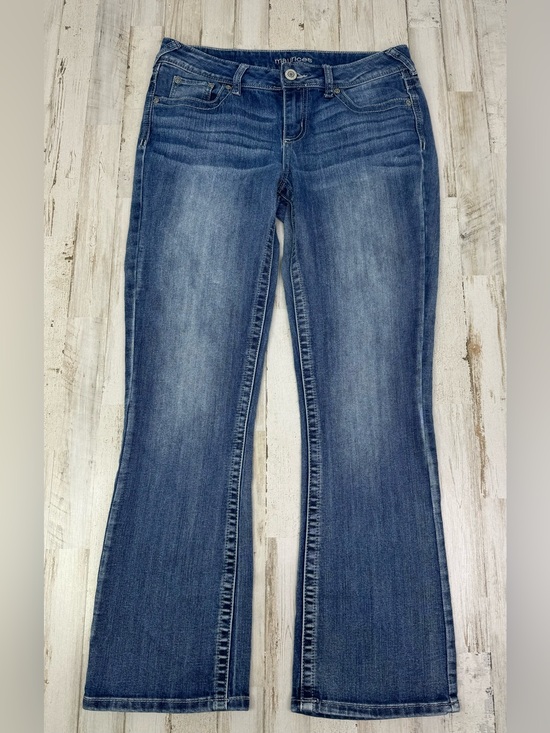 Maurices Denim - Maurices Jeans Womens 8S Blue Mid Rise Straight Leg Stretch Denim